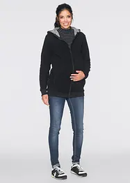 2 in 1 Umstandsjacke und Tragejacke aus Fleece, bonprix