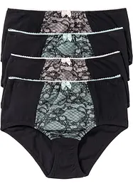 Lot de 4 slips Maxi coton, bonprix