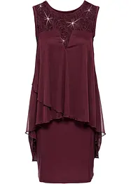 Jerseykleid mit Chiffon, bonprix