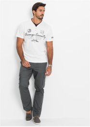 T-shirt 2 en 1, col Henley, manches courtes, bpc selection