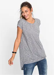 T-shirt long avec base arrondie, bonprix