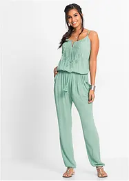 Jumpsuit mit Spitze, bonprix