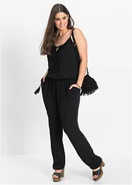 Combinaison en viscose texturée, bonprix