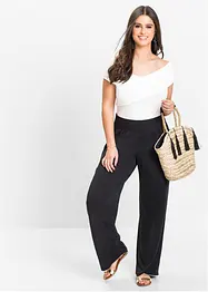 Pantalon palazzo en jersey, bonprix