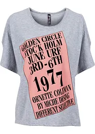 T-shirt avec découpes, bonprix