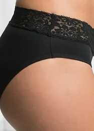 Lot de 5 slips à dentelle, bonprix