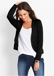 Gilet court en maille avec viscose, bonprix