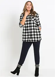 Flanell-Longbluse, bonprix