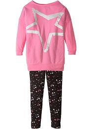 Mädchen Longshirt + Leggings (2-tlg. Set), bpc bonprix collection