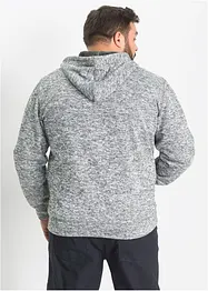 Gilet zippé à capuche avec doublure peluche, bonprix