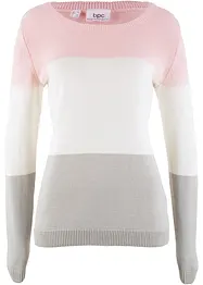 Pullover im Colorblocking-Stil, bonprix