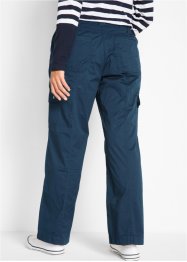 Pantalon cargo coton à taille confortable, Loose Fit, bpc bonprix collection