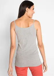 Lot de 3 tops à bretelles spaghetti 100% coton, bonprix