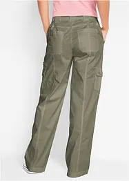 Cargo Jeans aus Baumwolle, Mid Waist, bonprix