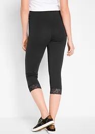 Legging en coton avec dentelle, bonprix