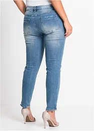 Jean stretch avec zip, bonprix