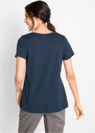 Baumwoll Flammgarn-Shirt, Kurzarm, bpc bonprix collection