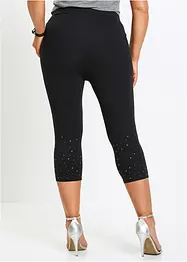 Capri-Leggings mit Glitzersteinen, bonprix