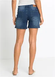 Jeans-Shorts Mid Waist, Stickerei, bonprix