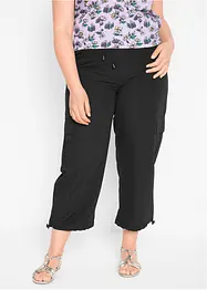 Lot de 2 pantalons 7/8 avec taille confortable, bonprix