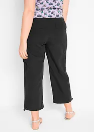 Lot de 2 pantalons 7/8 avec taille confortable, bonprix