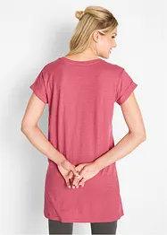 Boxy-Longshirt mit kurzen Ärmeln, bonprix
