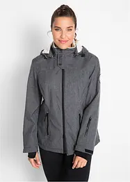 Veste outdoor fonctionnelle avec intérieur polaire peluche, imperméable, bonprix