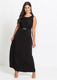 Abend-Maxikleid mit Gürtel (2-tlg.Set), BODYFLIRT