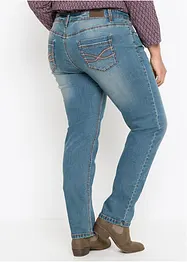 Jean droit extensible, bonprix