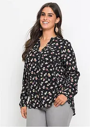 Bluse mit V-Ausschnitt, bonprix