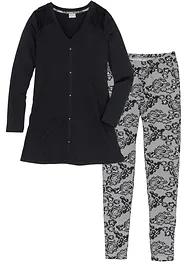 Pyjama mit Leggings, bonprix