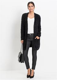Longstrickjacke in Flauschoptik, BODYFLIRT