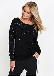 Long-Pullover mit Glitzersteinen, bpc selection