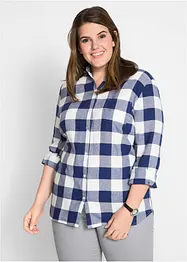 Flanell-Bluse, langarm, bonprix