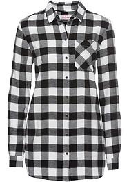 Flanell-Longbluse, John Baner JEANSWEAR