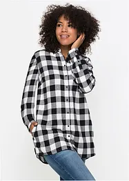 Flanell-Longbluse, bonprix