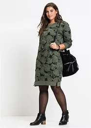 Robe imprimée en molleton, bonprix