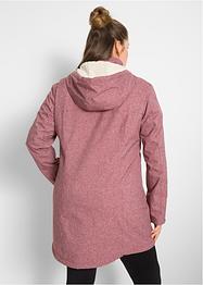 Veste longue outdoor fonctionnelle avec polaire peluche, imperméable, bpc bonprix collection