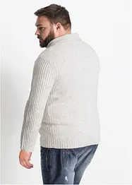 Grobstrick-Pullover mit Schalkragen, bonprix