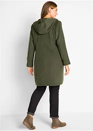 Manteau duffle-coat en laine mélangée, bonprix