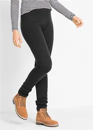 Gerippte Thermo-Leggings mit Rippbund, bonprix