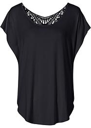 Shirt mit Häkeleinsatz, BODYFLIRT