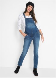 Salopette en jean de grossesse, Straight, bpc bonprix collection