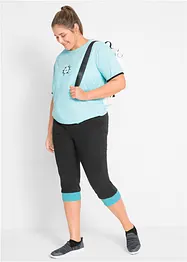 Legging capri à finitions contrastantes, bonprix