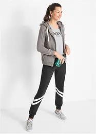 Pantalon en molleton à rayures, bonprix