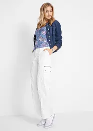 Cargo Jeans, Mid Waist, lang, bonprix