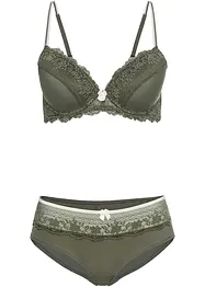 Schalen BH mit Bügel+Panty (2-tlg.Set), bonprix