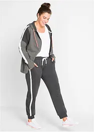 Pantalon de jogging à finitions élastiquées, bonprix