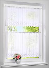 Scheibengardine mit Lochstickerei, bpc living bonprix collection