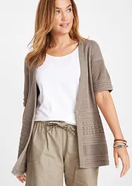 Gilet en maille ajourée, bonprix
